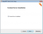Setup Option - Terminal Server Installation